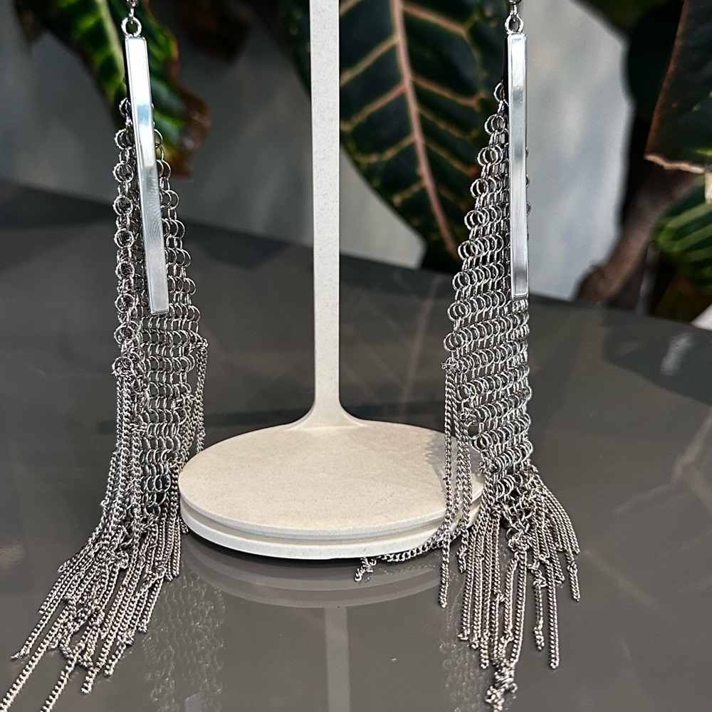 NEW Authentic 1)Roberto Cavalli Choker Mesh Necklaces.1)Roberto Cavalli Dangling - Picture 6 of 8